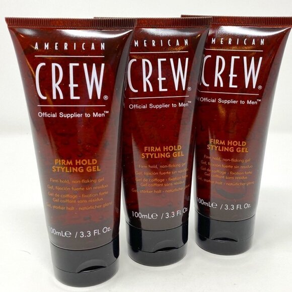 8x American Crew Official Supplier - Men- Firm Hold Styling Gel Tubes 3.3oz New - Picture 1 of 1